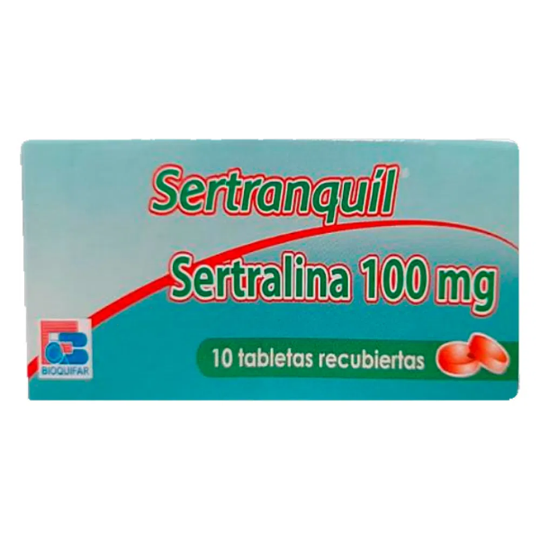 Imagen de SERTRANQUIL ( SERTRALINA 100 MG )*10 TAB