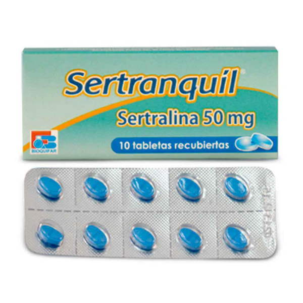Imagen de SERTRANQUIL (SERTRALINA 50 MG) CAJA*10 TABLETAS