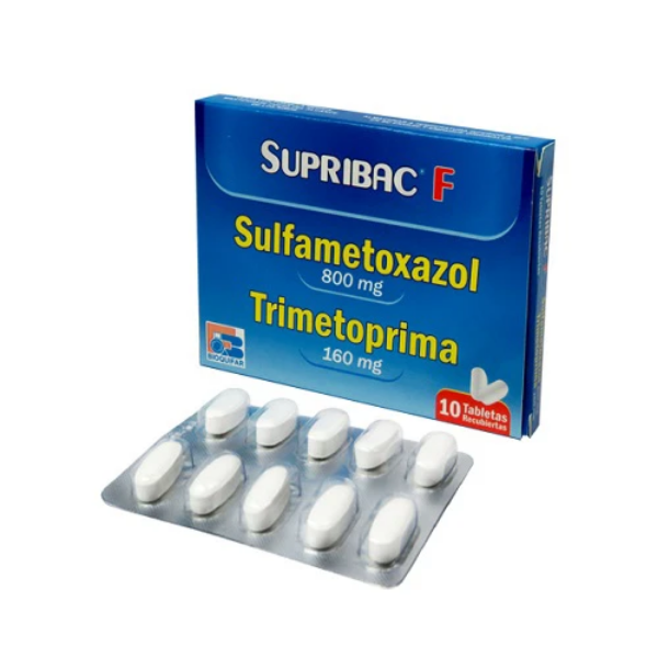 Imagen de SUPRIBAC F (SULFAMETOXAZOL 800 MG)*10 TABS