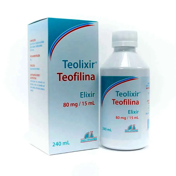 Imagen de TEOLIXIR 80MG/15ML (TEOFILINA) FCO*240ML