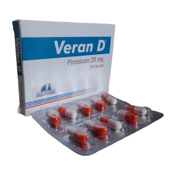 Imagen de VERAN D ( PIROXICAM 20 MG )*10 CAPS