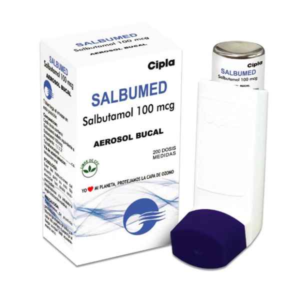 Imagen de SALBUMED 100MCG INH*200 DOSIS