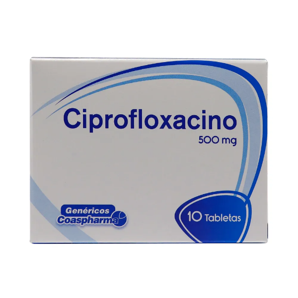 Imagen de CIPROFLOXACINO 500MG CAJA*10 TABS