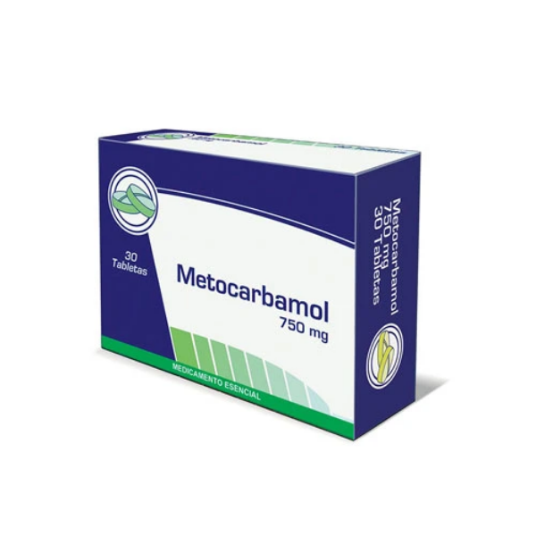 Imagen de METOCARBAMOL 750 MG CJ*30 TABS