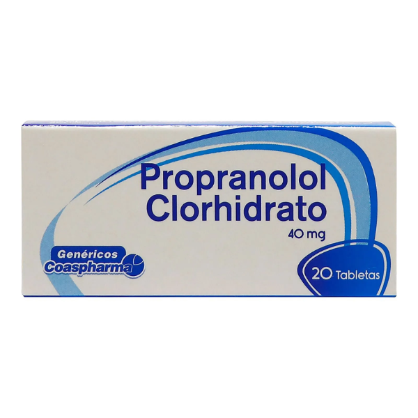 Imagen de PROPRANOLOL 40MG*20TAB Coaspharma