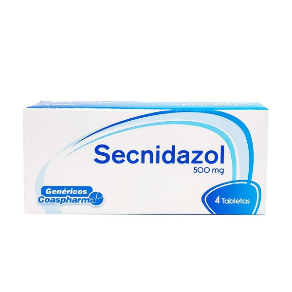 Imagen de SECNIDAZOL 500MG CAJA *4 TAB