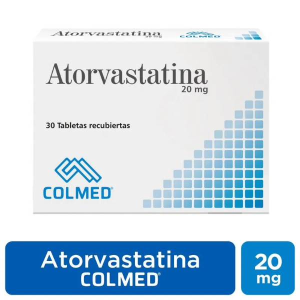 Imagen de ATORVASTATINA 20MG Cj*30 TAB