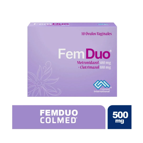 Imagen de FEMDUO 500/100 MG 500 X 10 OVULOS