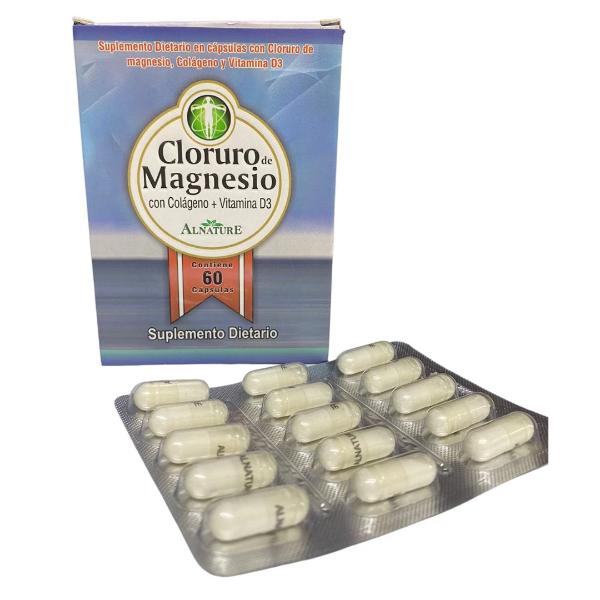 Imagen de CLORURO DE MAGNESIO FCO*120 CAP