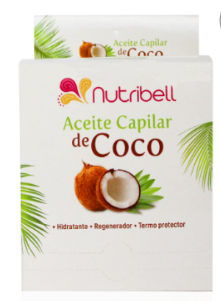 Imagen de ACEITE DE COCO NUTRIBELL SACHETS*10 GR