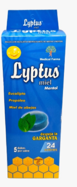 Imagen de LYPTUS SABOR MENTOL*24 SOBRES