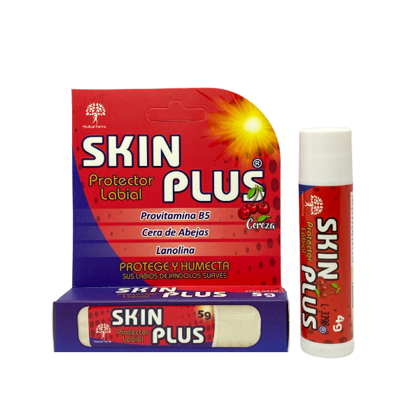 Imagen de SKIN PLUS LABIAL 5Gr CEREZA