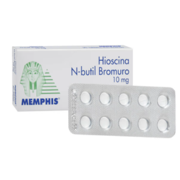 Imagen de HIOSCINA N- BUTILBROMURO 10MG CJ*20TAB