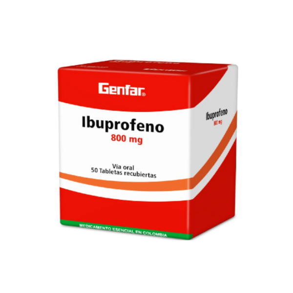 Imagen de IBUPROFENO 800MG *50 TBS