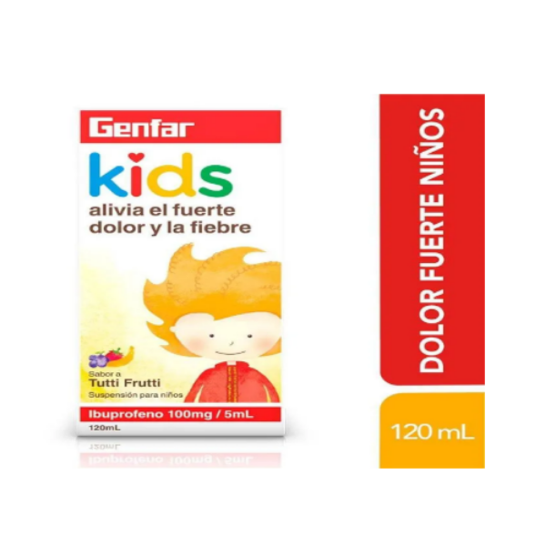 Imagen de IBUPROFENO SUSP KIDS 100MG/5ML* 120ML
