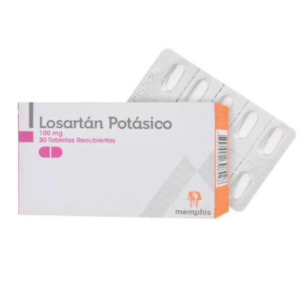 Imagen de LOSARTAN POTASICO 100MG CAJA*30 TABS