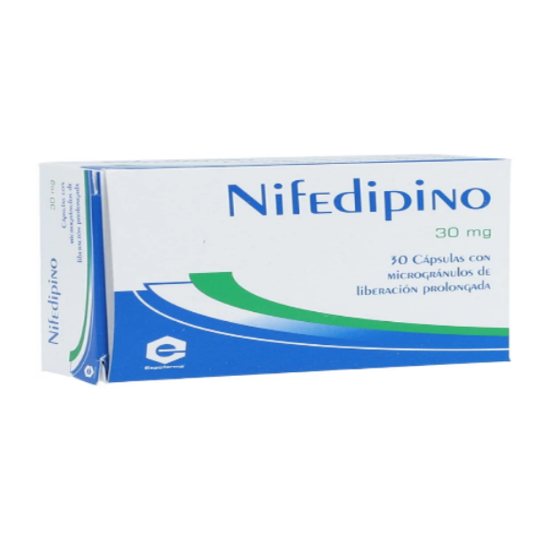 Imagen de NIFEDIPINO 30MG*30CAP