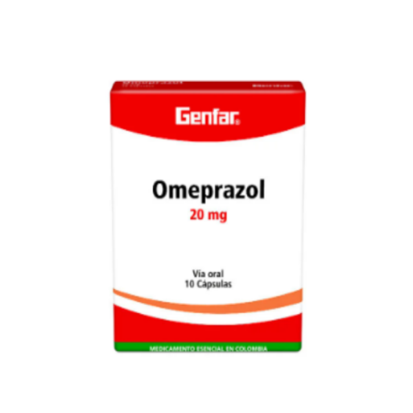 Imagen de OMEPRAZOL 20MG CAJA*10 CAPS