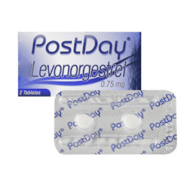 Imagen de POSTDAY *0,75MG cj*2 TABS