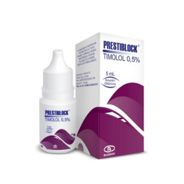 Imagen de PRESTIBLOCK 0.5% (TIMOLOL) SOL OFTALMICA * 5ML