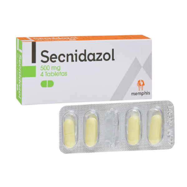 Imagen de SECNIDAZOL 500 MG CJA*4 TAB