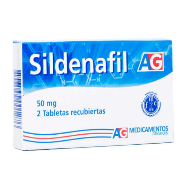 Imagen de SILDENAFIL 50MG CJ*2 TBS REC