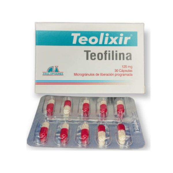 Imagen de TEOLIXIR( TEOFILINA 125 MG )*30 CAP