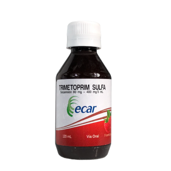 Imagen de TRIMETOPRIM SULFA 80 MG +400 MG/5 ML SUSP*120 ML