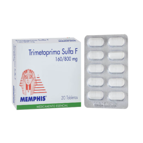 Imagen de TRIMETOPRIM SULFA 160/800 CAJA*20 TAB