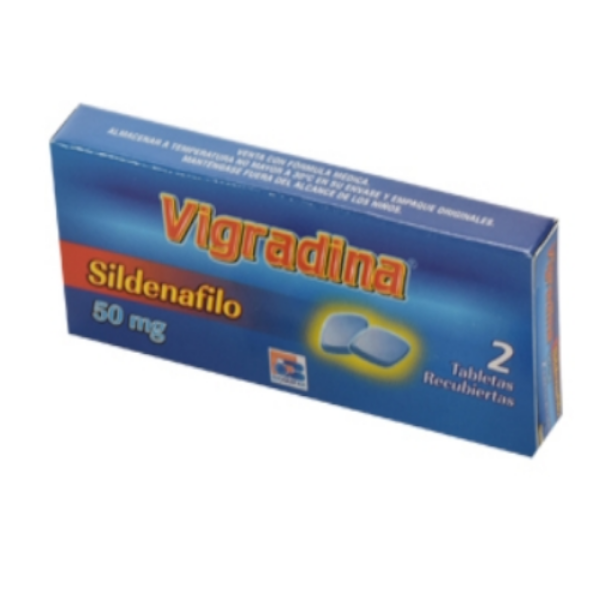 Imagen de VIGRADINA( SILDENAFILO 50 MG) *2TBS