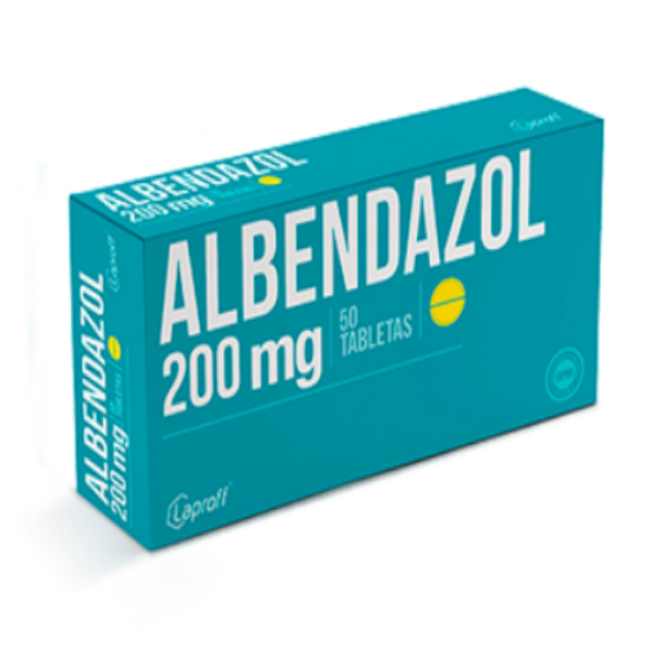Imagen de ALBENDAZOL 200Mg CJ*50TAB Laproff