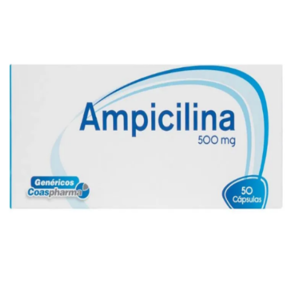 Imagen de AMPICILINA 500MG CJ* 50 CAPS
