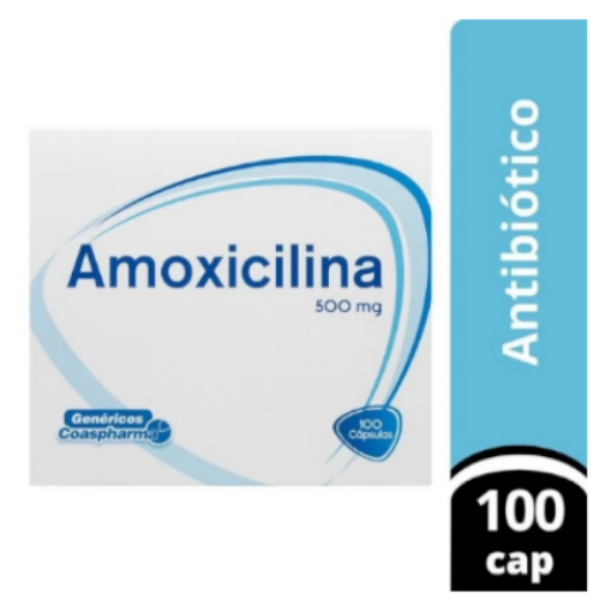 Imagen de AMOXICILINA 500Mg CJ*100 CAPS Coaspharma