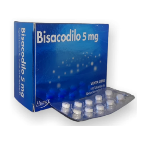 Imagen de BISACODILO 5MG CAJA*100TAB