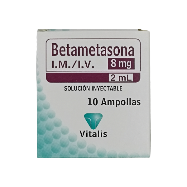 Imagen de BETAMETASONA 8Mg/2Mg CJ*10 AMP
