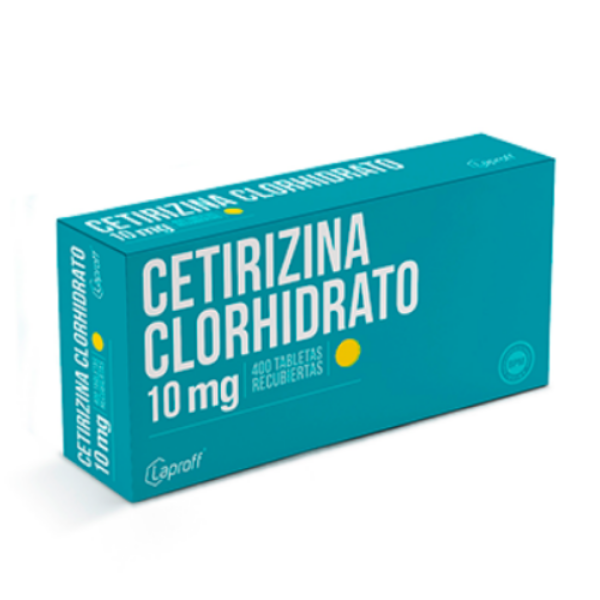 Imagen de CETIRIZINA 10MG CJ*400TAB