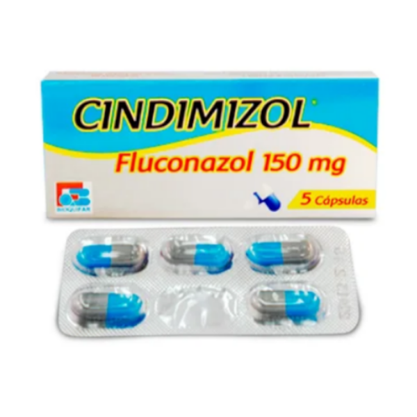 Imagen de CINDIMIZOL (FLUCONAZOL 150 MG 5 CAP)
