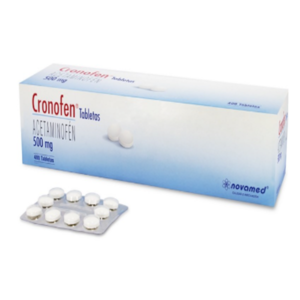 Imagen de CRONOFEN (ACETAMINOFEN 500 MG) *400 TAB