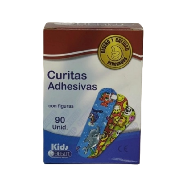 Imagen de CURITAS ADHESIVAS FIGURAS*90 UND