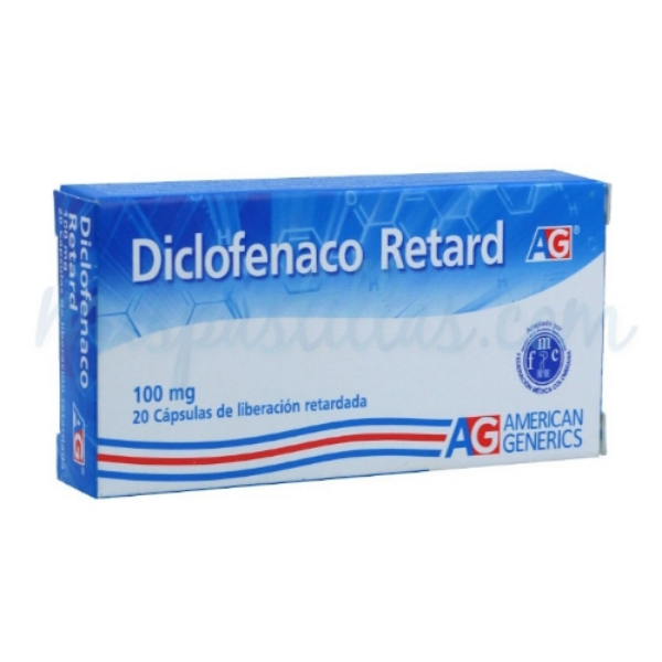 Imagen de DICLOFENACO RETARD* 20 CAPS