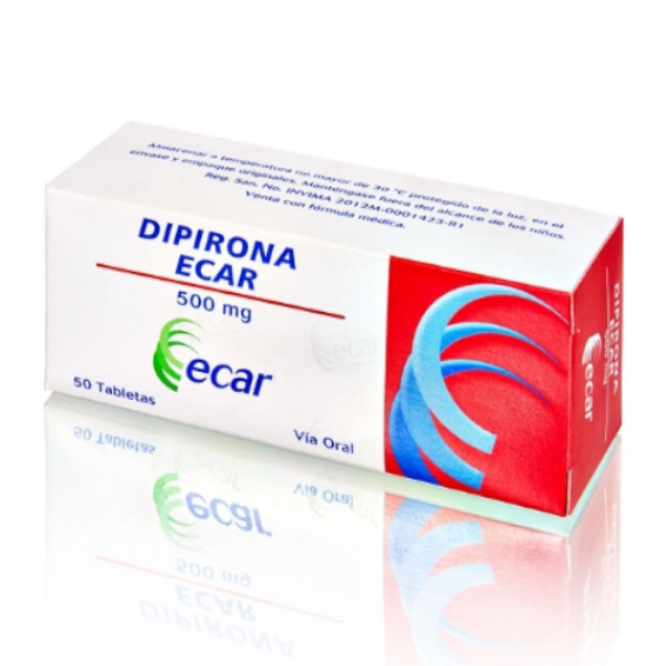 Imagen de DIPIRONA 500MG CJ*50TAB