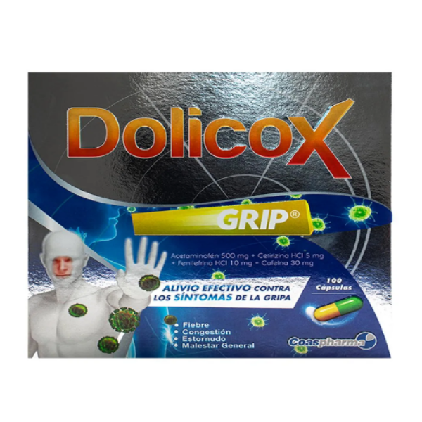 Imagen de DOLICOX GRIP CJ *100 CAPS