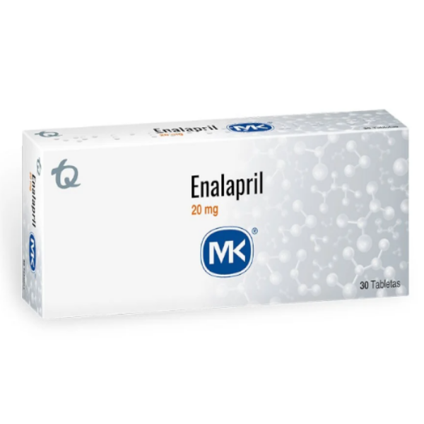 Imagen de ENALAPRIL 20MG CJ*30TAB