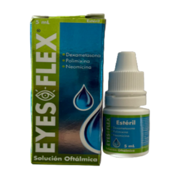 Imagen de EYES FLEX GOTAS OFTAL (DEXAMETASONA - POLIMIXINA-NEOMICINA)*5 ML