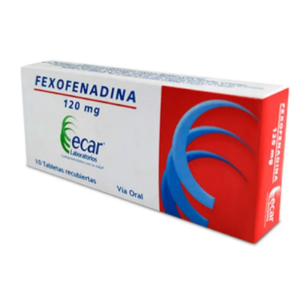 Imagen de FEXOFENADINA 120MG *10TAB