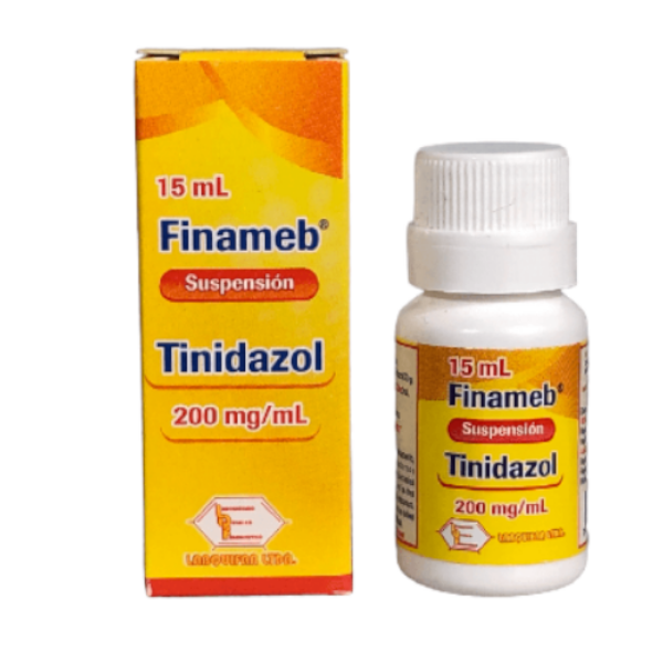 Imagen de FINAMEB 200 MG/ML SUSPENSION TINIDAZOL FRASCO * 15ML