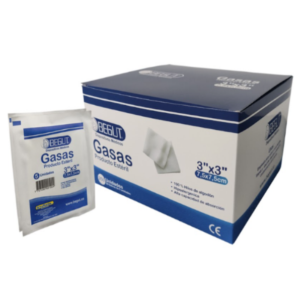 Imagen de GASA ESTERIL 3*3 50 SOB*5 UND