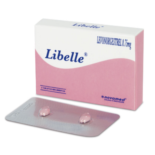 Imagen de LEVONORGESTREL (LIBELLE) 0,75MG*2TAB