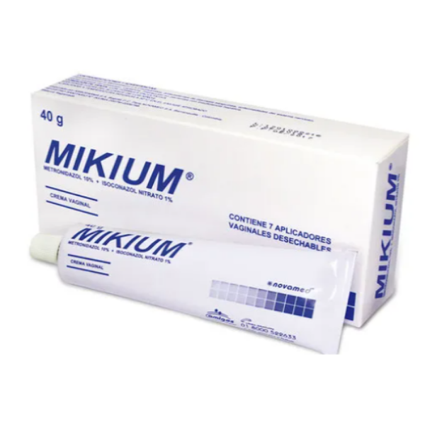 Imagen de MIKIUM CREMA VAG (METRONIDAZOL+ISOCONAZOL)*40GR