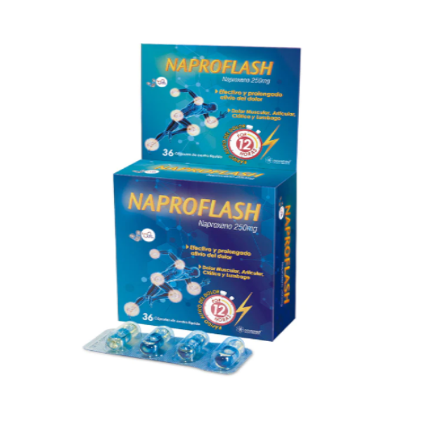 Imagen de NAPROFLASH (NAPROFLASH 250 MG )*36 CAPS